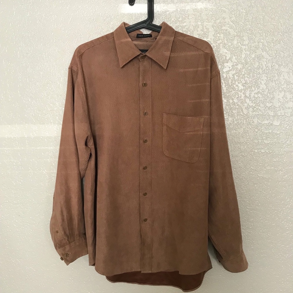 Suede Dress Shirt